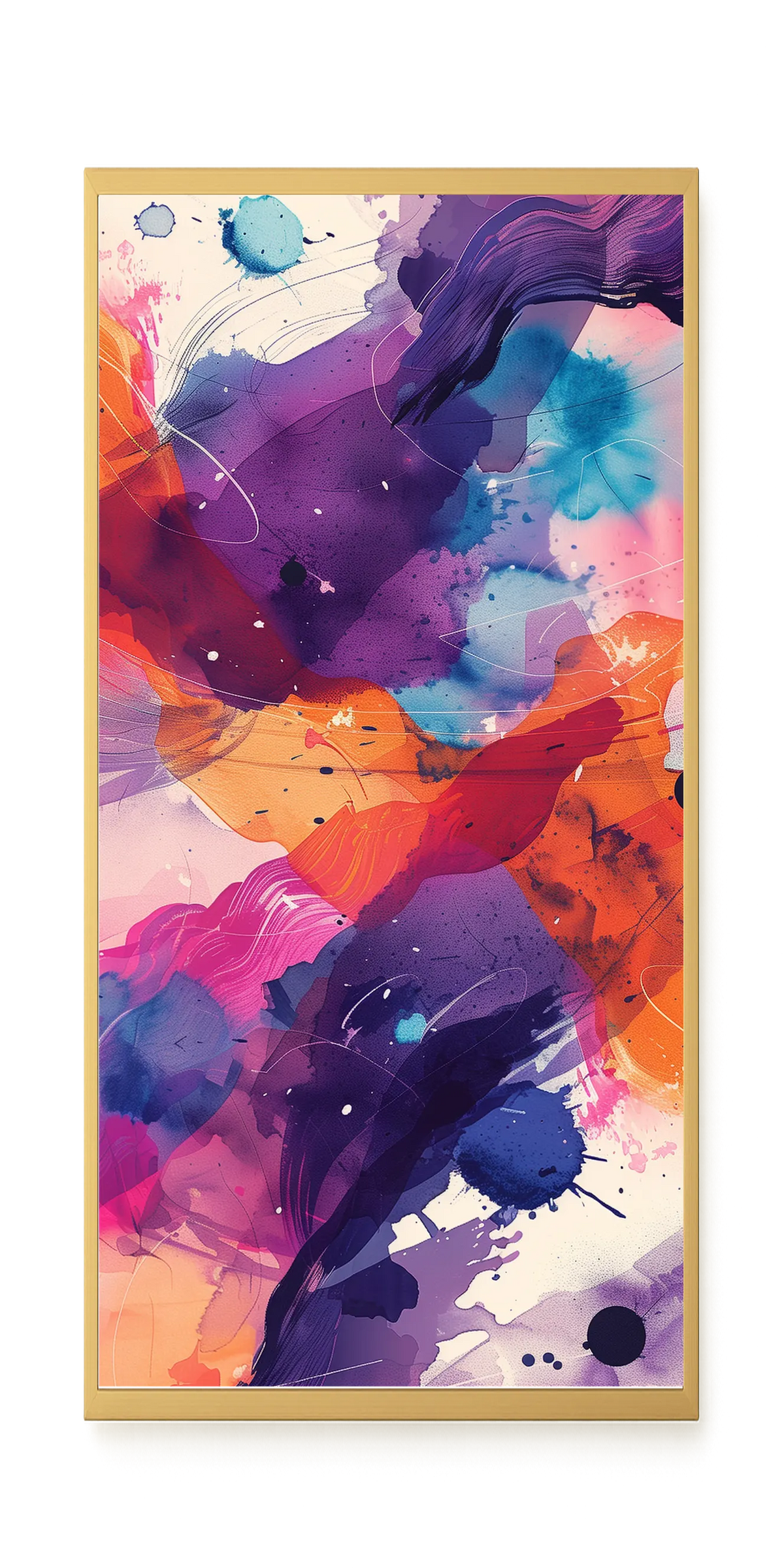 Pink Strokes Canvas Print