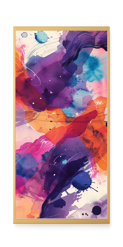 Pink Strokes Canvas Print