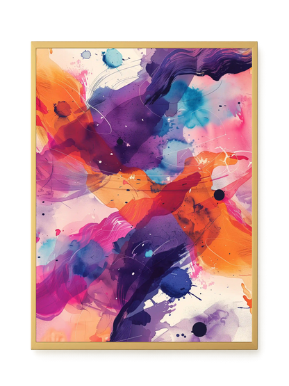 Pink Strokes Canvas Print