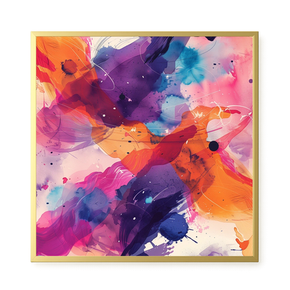 Pink Strokes Canvas Print