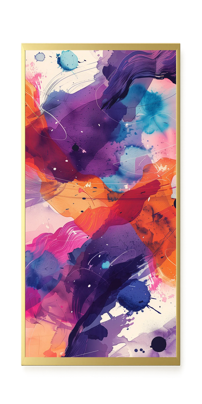 Pink Strokes Canvas Print