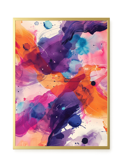 Pink Strokes Canvas Print