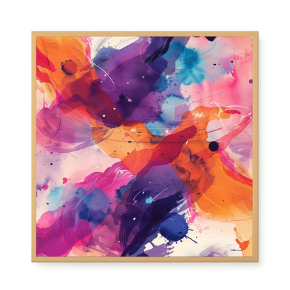 Pink Strokes Canvas Print