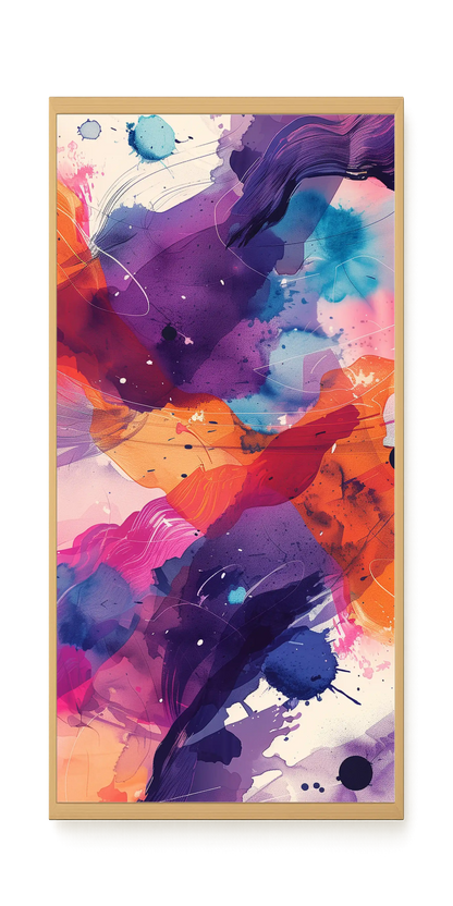 Pink Strokes Canvas Print