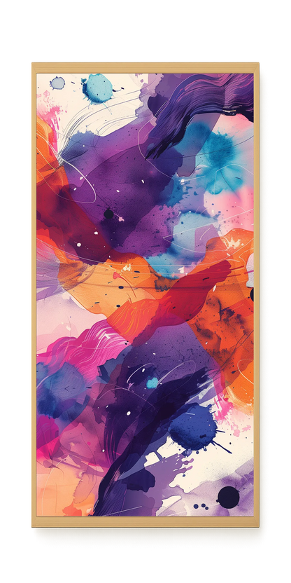 Pink Strokes Canvas Print