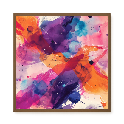 Pink Strokes Canvas Print