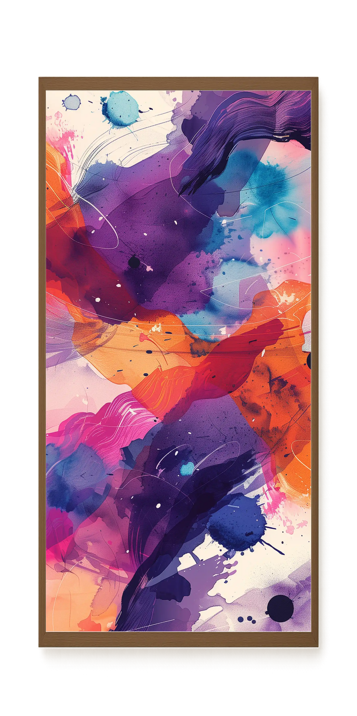 Pink Strokes Canvas Print
