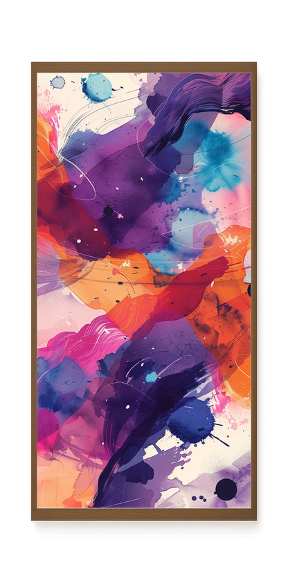 Pink Strokes Canvas Print
