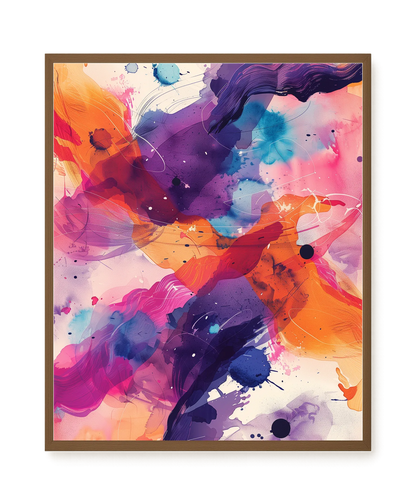 Pink Strokes Canvas Print