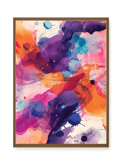 Pink Strokes Canvas Print