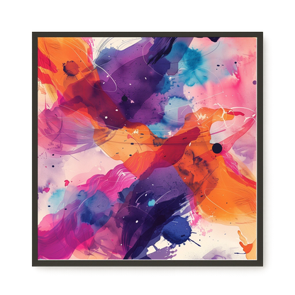 Pink Strokes Canvas Print