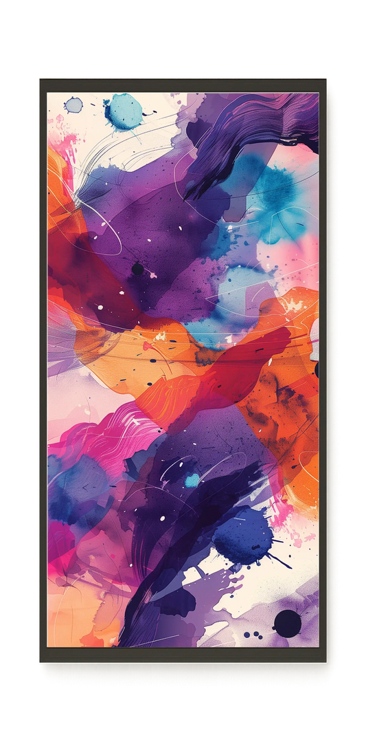 Pink Strokes Canvas Print