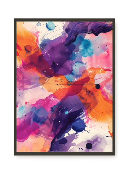 Pink Strokes Canvas Print