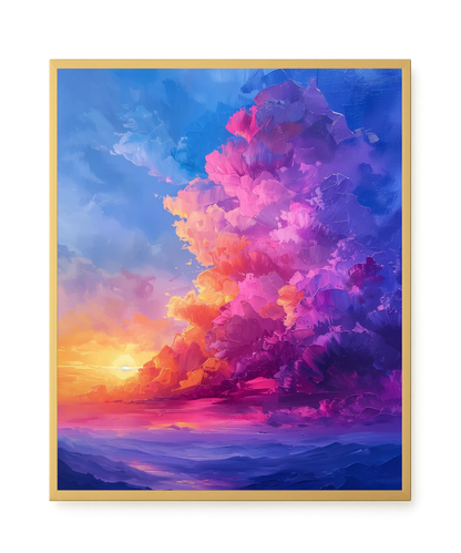 Soft Sunset Canvas Wall Art