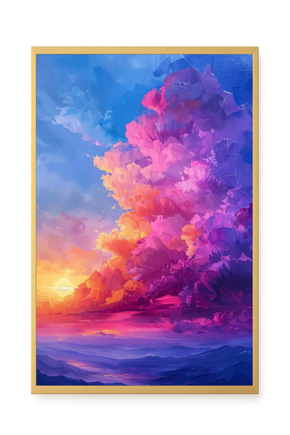 Soft Sunset Canvas Wall Art