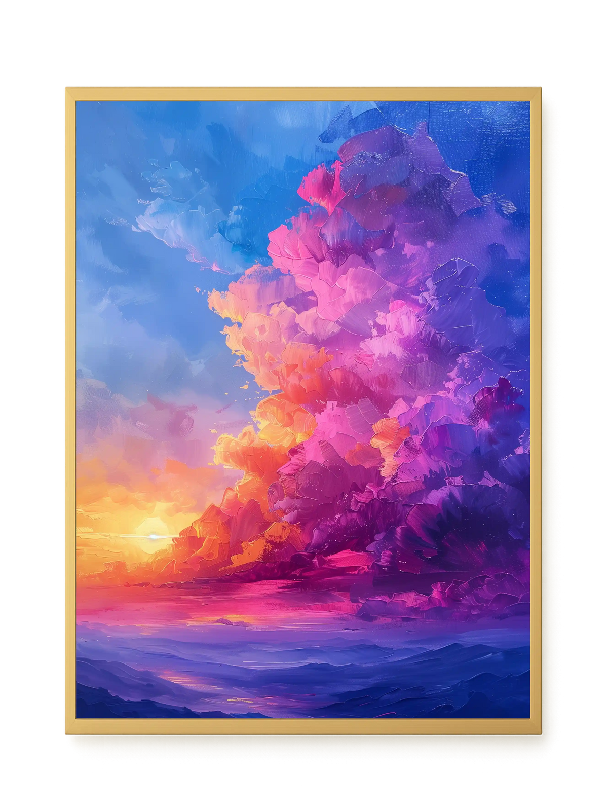 Soft Sunset Canvas Wall Art