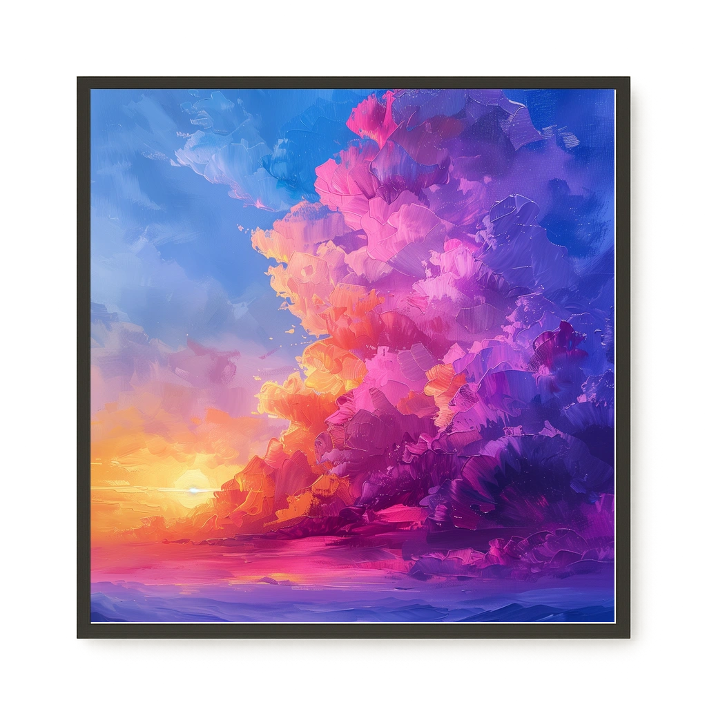 Soft Sunset Canvas Wall Art