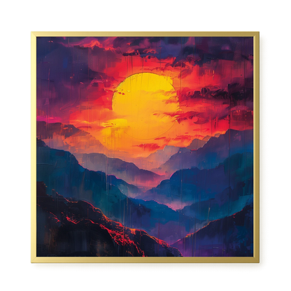 Dark Sun Canvas Print