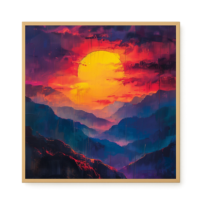 Dark Sun Canvas Print