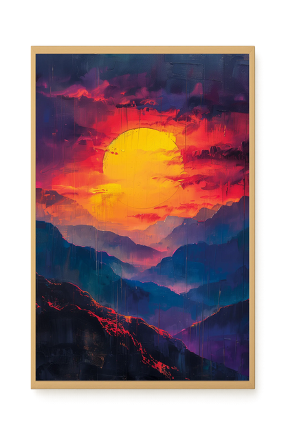 Dark Sun Canvas Print