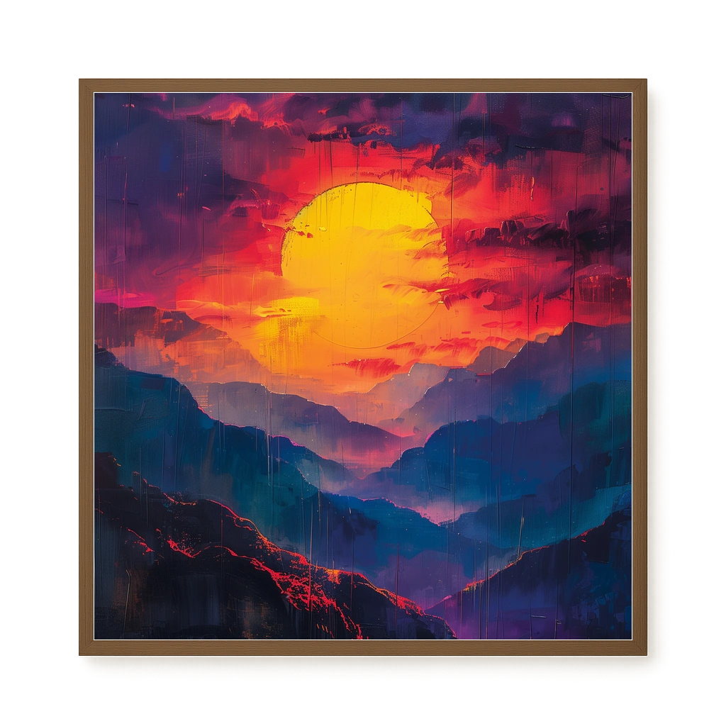 Dark Sun Canvas Print