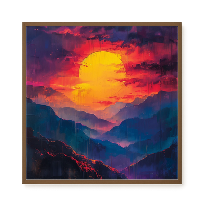 Dark Sun Canvas Print