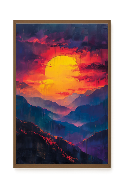 Dark Sun Canvas Print
