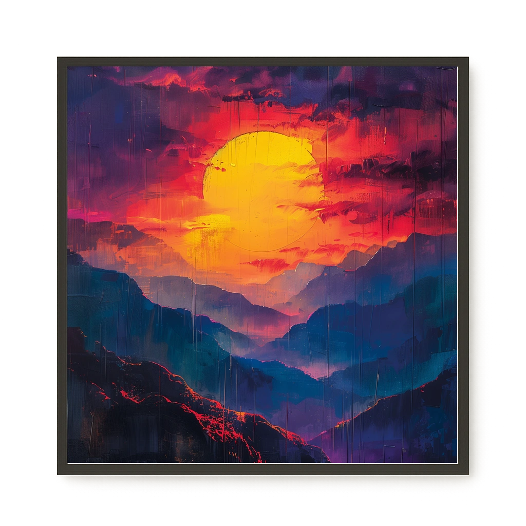 Dark Sun Canvas Print