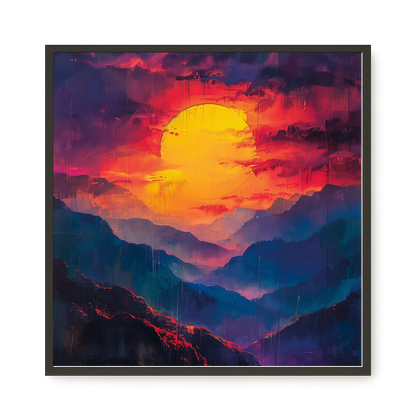 Dark Sun Canvas Print