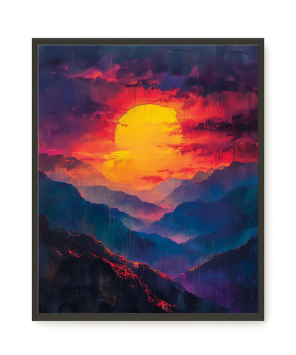 Dark Sun Canvas Print
