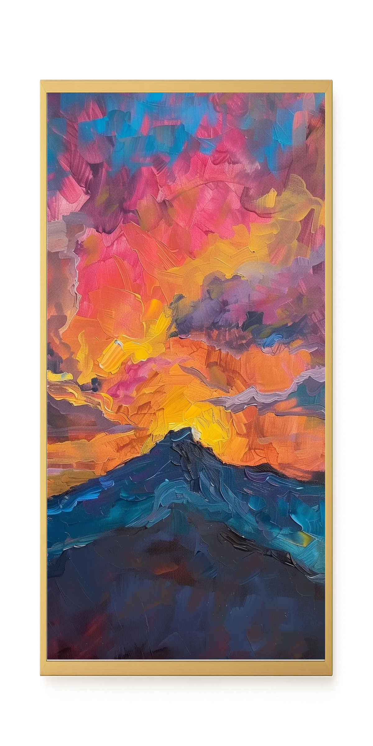 Burning Horizon Canvas Wall Art
