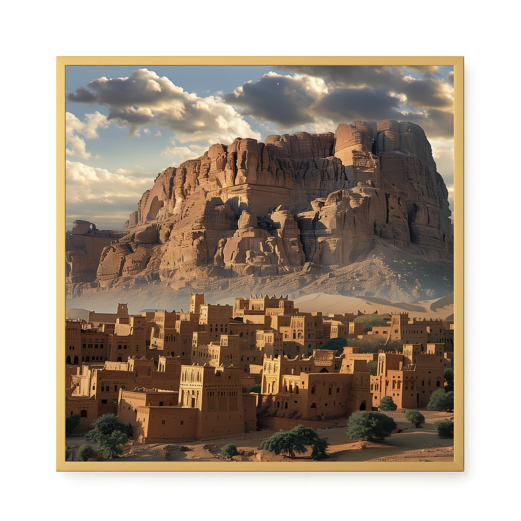 Rock Village Canvas Print
