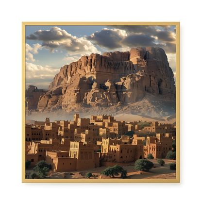 Rock Village Canvas Print