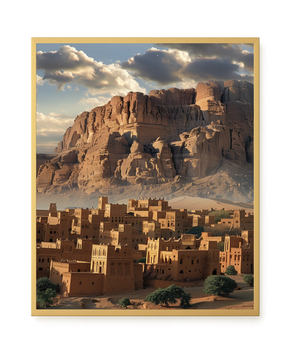 Rock Village Canvas Print