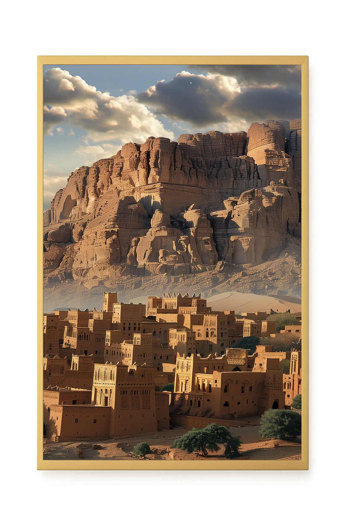 Rock Village Canvas Print