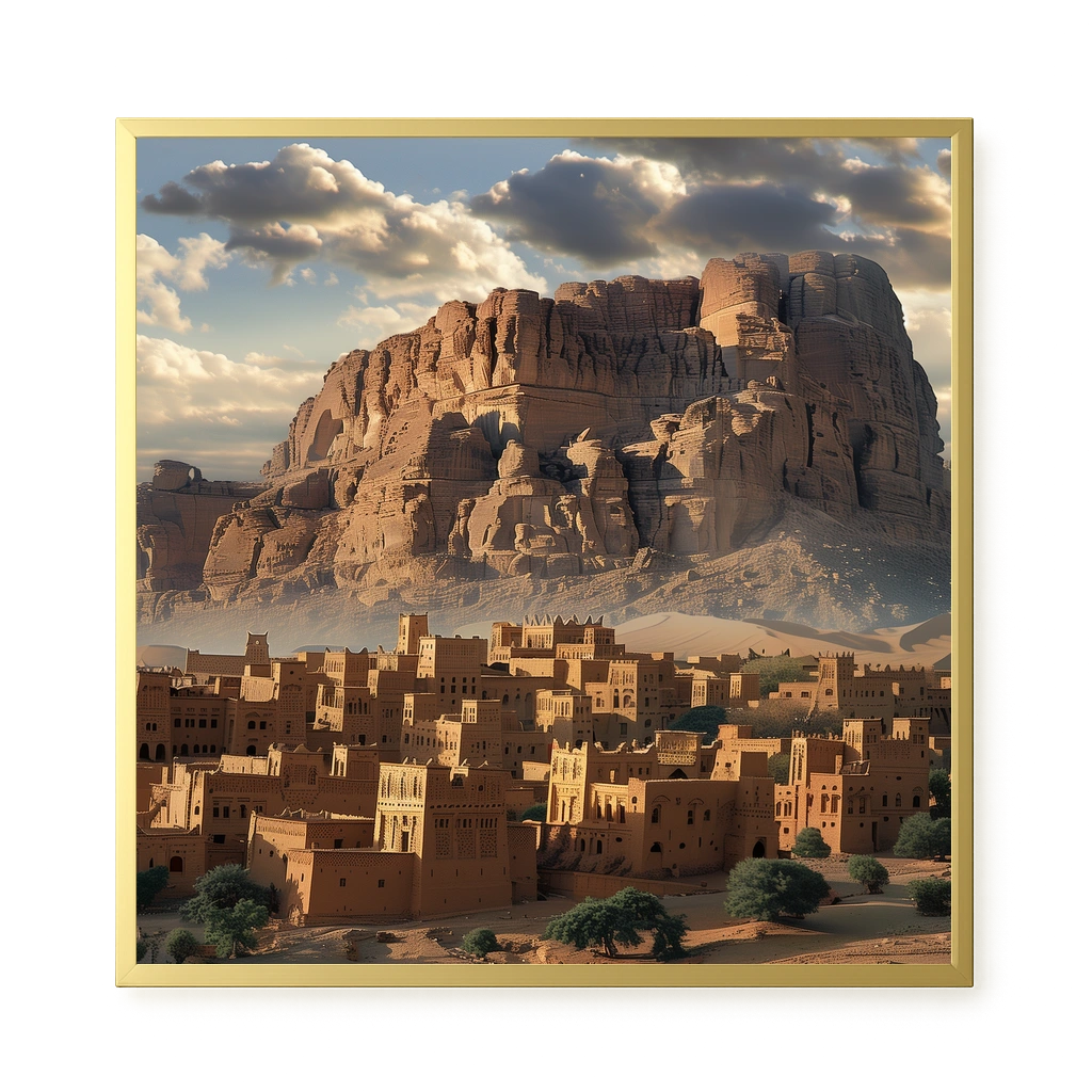Rock Village Canvas Print