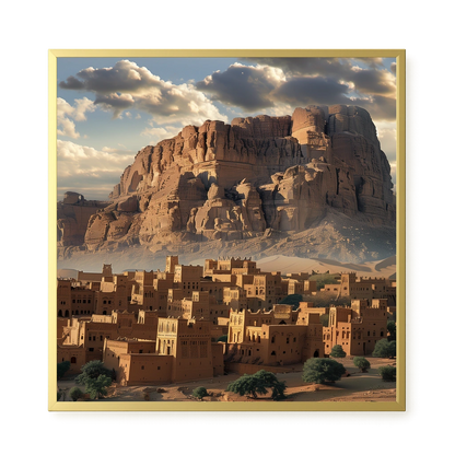 Rock Village Canvas Print