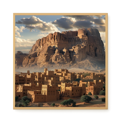 Rock Village Canvas Print