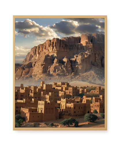 Rock Village Canvas Print