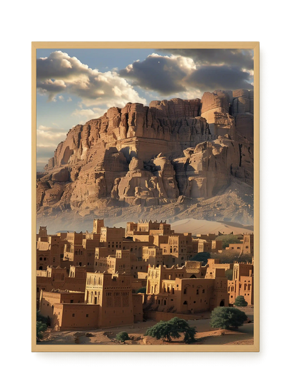 Rock Village Canvas Print