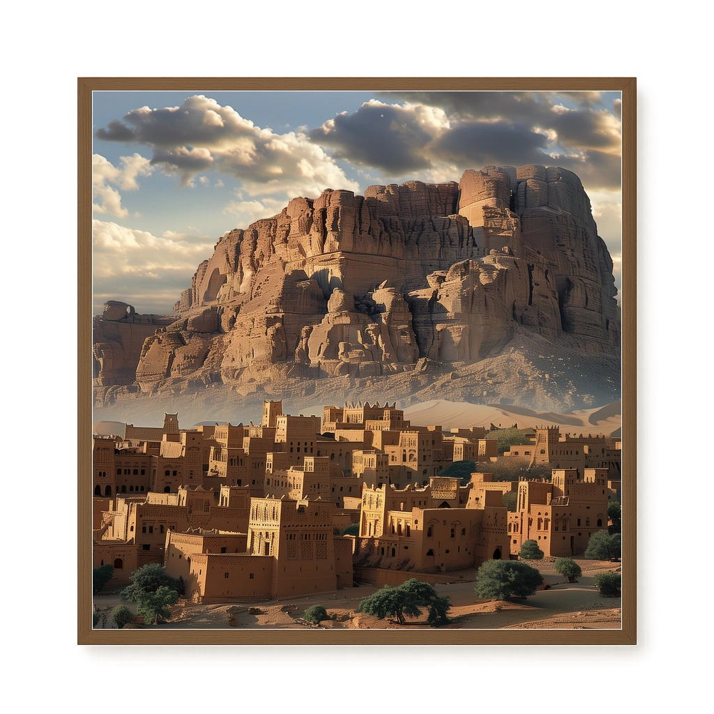 Rock Village Canvas Print