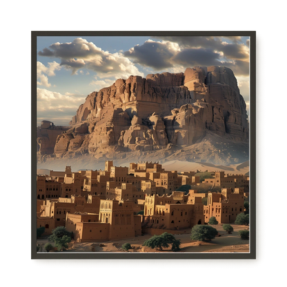 Rock Village Canvas Print