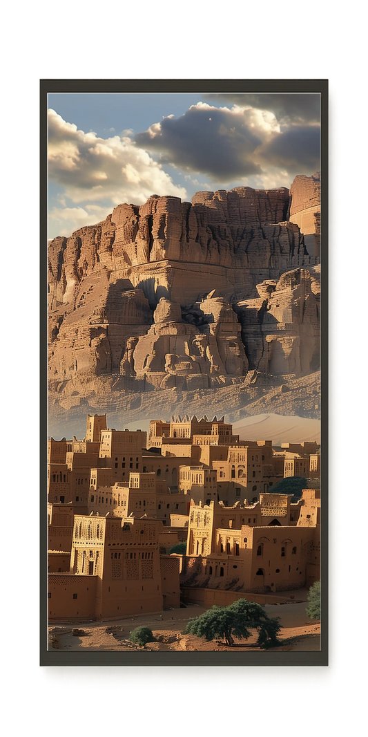 Rock Village Canvas Print