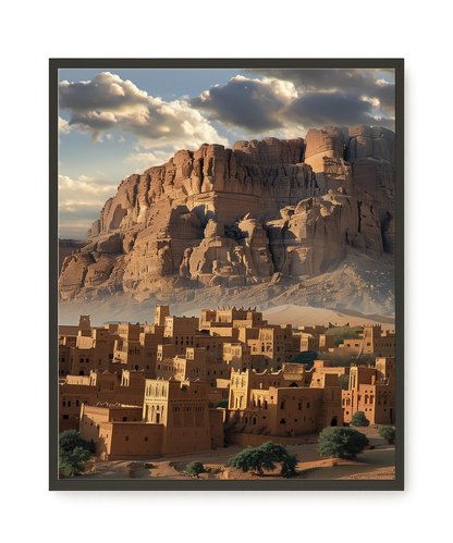 Rock Village Canvas Print