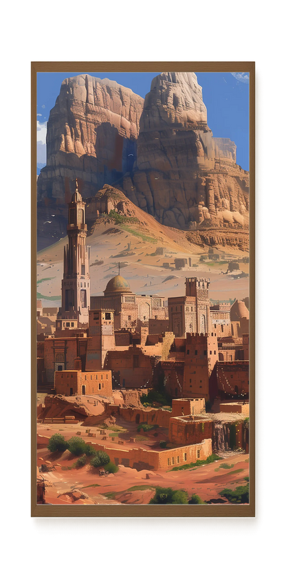 Mountain City Canvas Wall Art