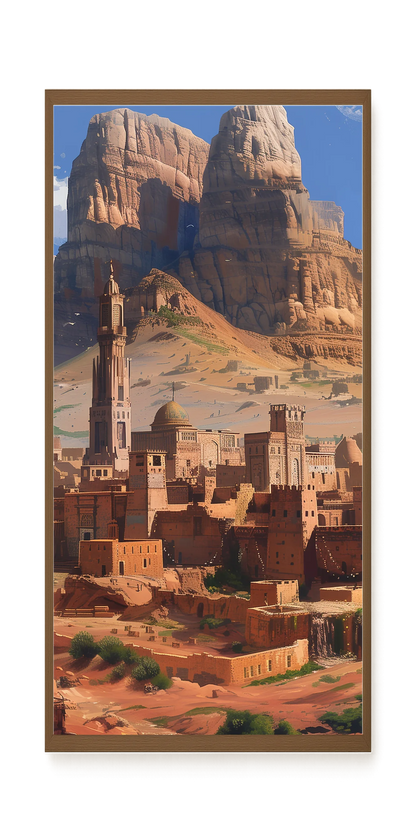 Mountain City Canvas Wall Art