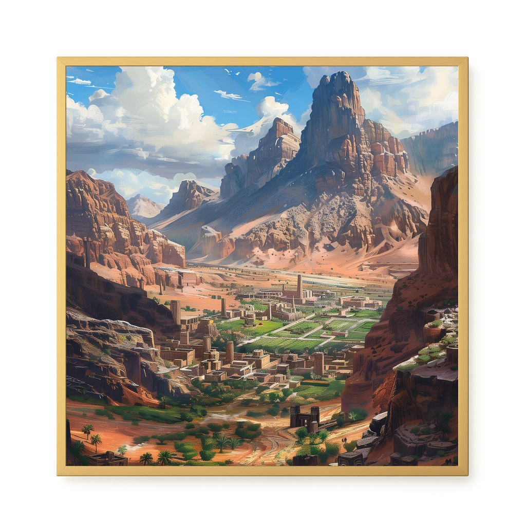 Urban Valley Canvas Print