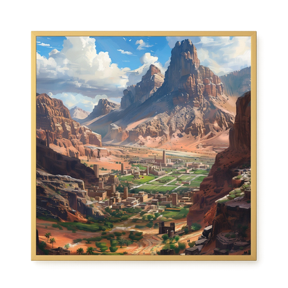 Urban Valley Canvas Print