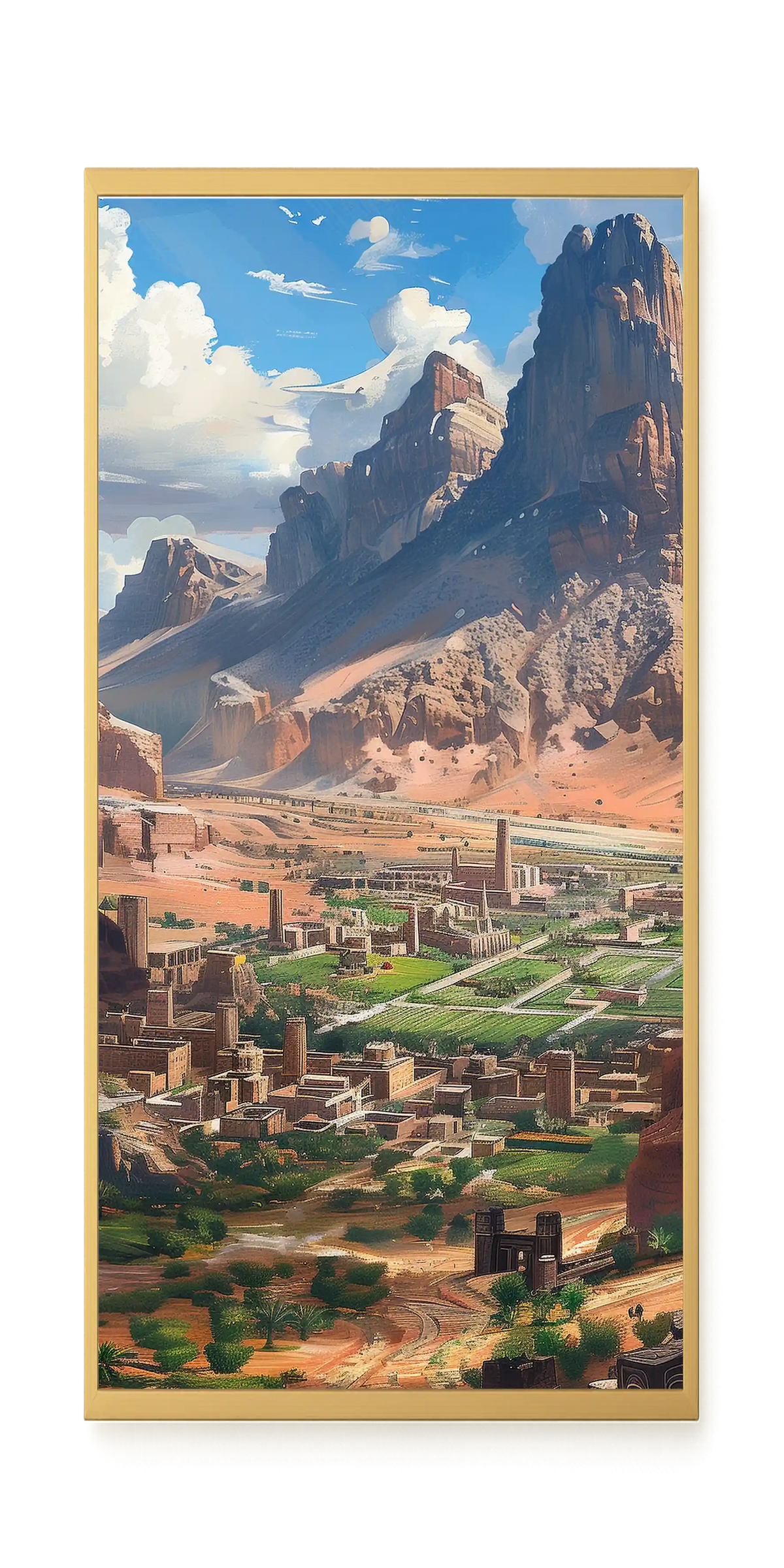Urban Valley Canvas Print