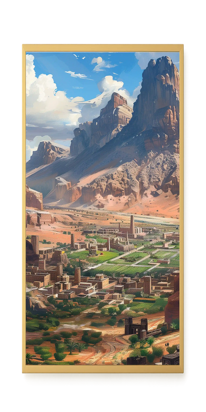 Urban Valley Canvas Print